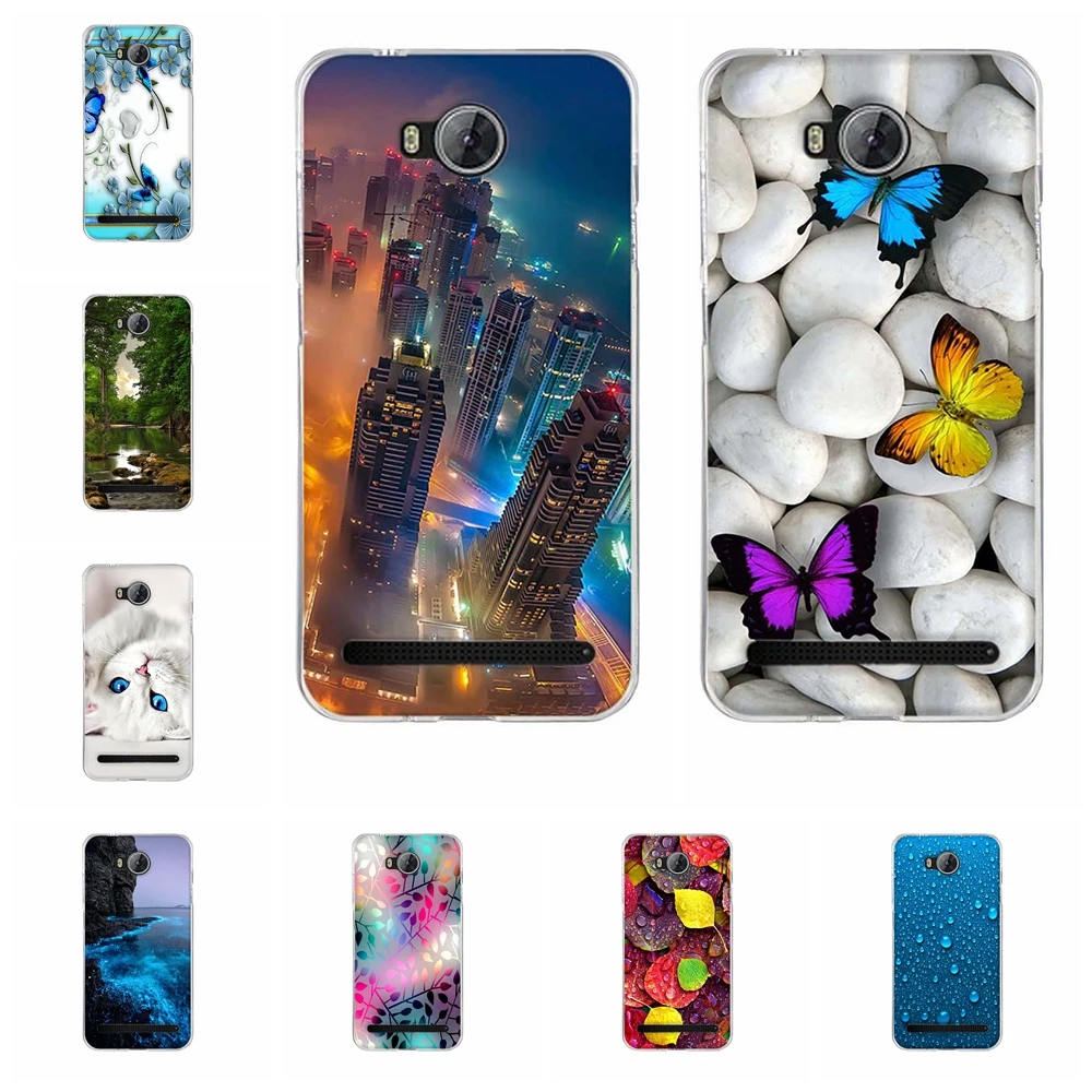 

For Huawei Y3II LUA-L21 LUA-U22 LUA-U02 Soft Silicone Case Back Cover For Huawei Y3 2 Fashion Bright For Honor Bee 2 Phone Shell