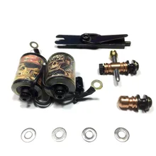 2 комплекта татуировки пулемет запасные части комплект катушки медный зажим и арматура бар с пружинами