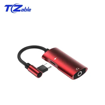 

USB Type-C Two-Head To 3.5MM Male To Female Headphone Jack Type-C Auxiliary Cable Adapter For Samsung For Huawei Conversion Line