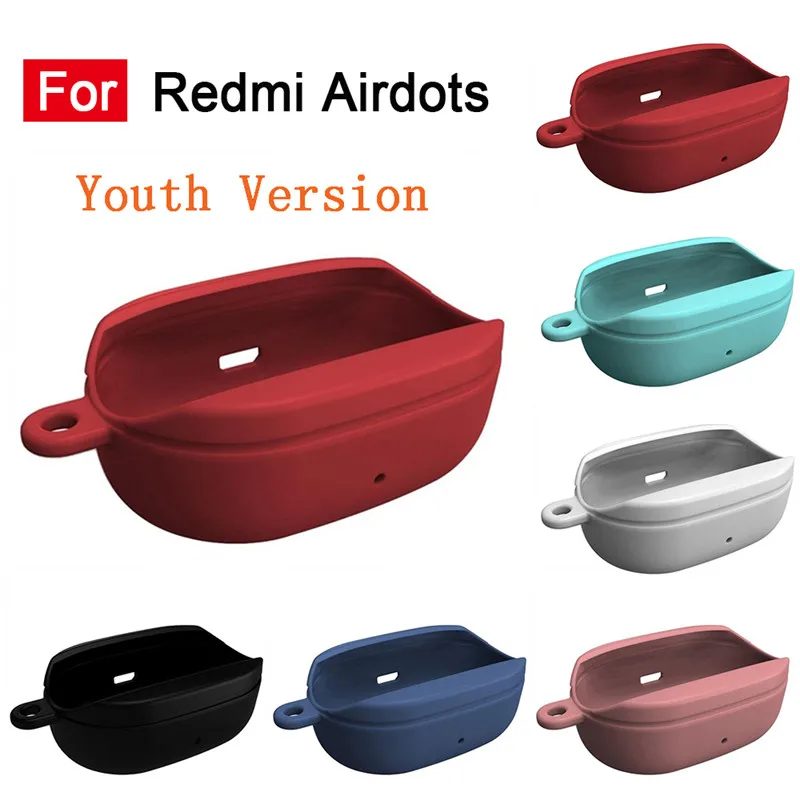 

For Xiaomi Youth Version Redmi Airdots Bluetooth Wireless Headset Charging Box Protective Cover Scratchproof Headphones Case Box