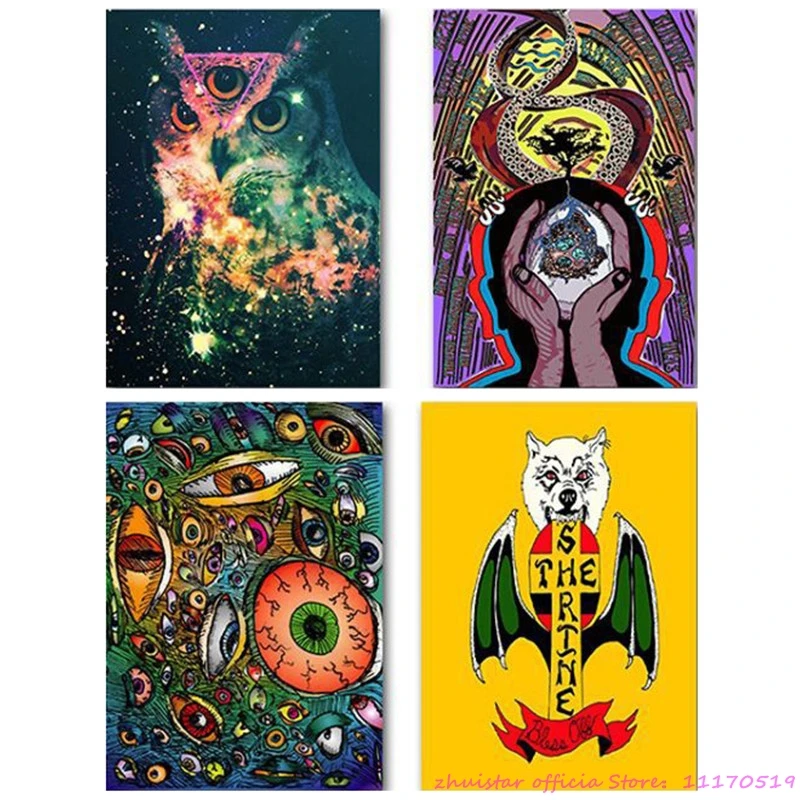 

diamond painting Psychedelic LSD Abstract Animal diamond embroidery sale diamond painting accessories rhinestones pictures