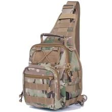 Мужская тактическая сумка-слинг на открытом воздухе, сумка для охоты, бега, страйкбола, пейнтбола, спорта, 1000D, камуфляжная сумка CORDURA
