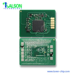 

C830 Compatible cartridge reset toner chip for oki color laser printer refill