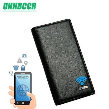 

Smart Wallet Men Genuine Leather High Quality Anti Lost Intelligent Bluetooth Purse Male Card Holders Suit for IOS, Android