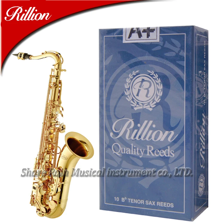 

Strength 2.5#, 3# box of 10 pieces Rillion Tenor Bb Sax Reeds A +