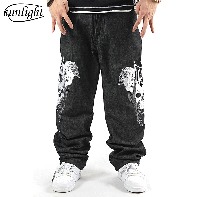 printed baggy pants