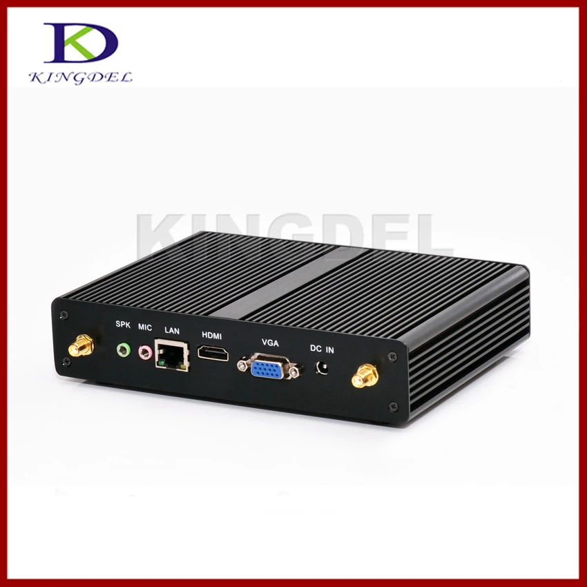 Delicate Mini PC Fanless 4 8G RAM Intel Celeron 2955U 3205U HDMI VGA LAN USB3 0