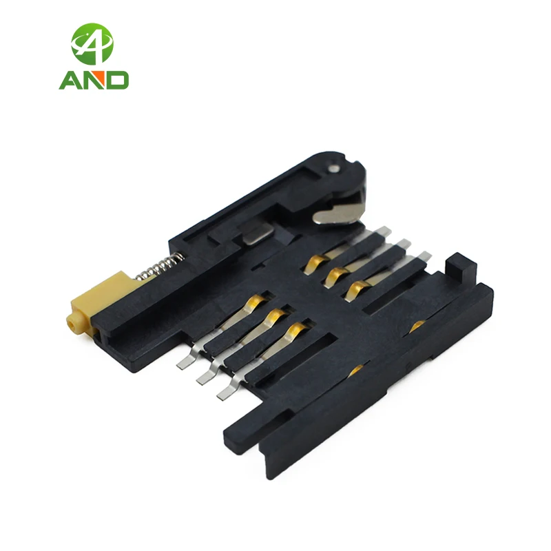 Разъем Sim карты для модуля GSM GPRS push Тип Держатель sim карты|gprs module|socket gsmsocket holder |