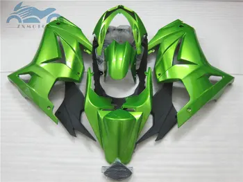 

Free Custom Injection fairing kits for KAWASAKI Ninja 250 2008-2014 ZX250R sport motorcycle fairings EX250 08-14 green bodyworks