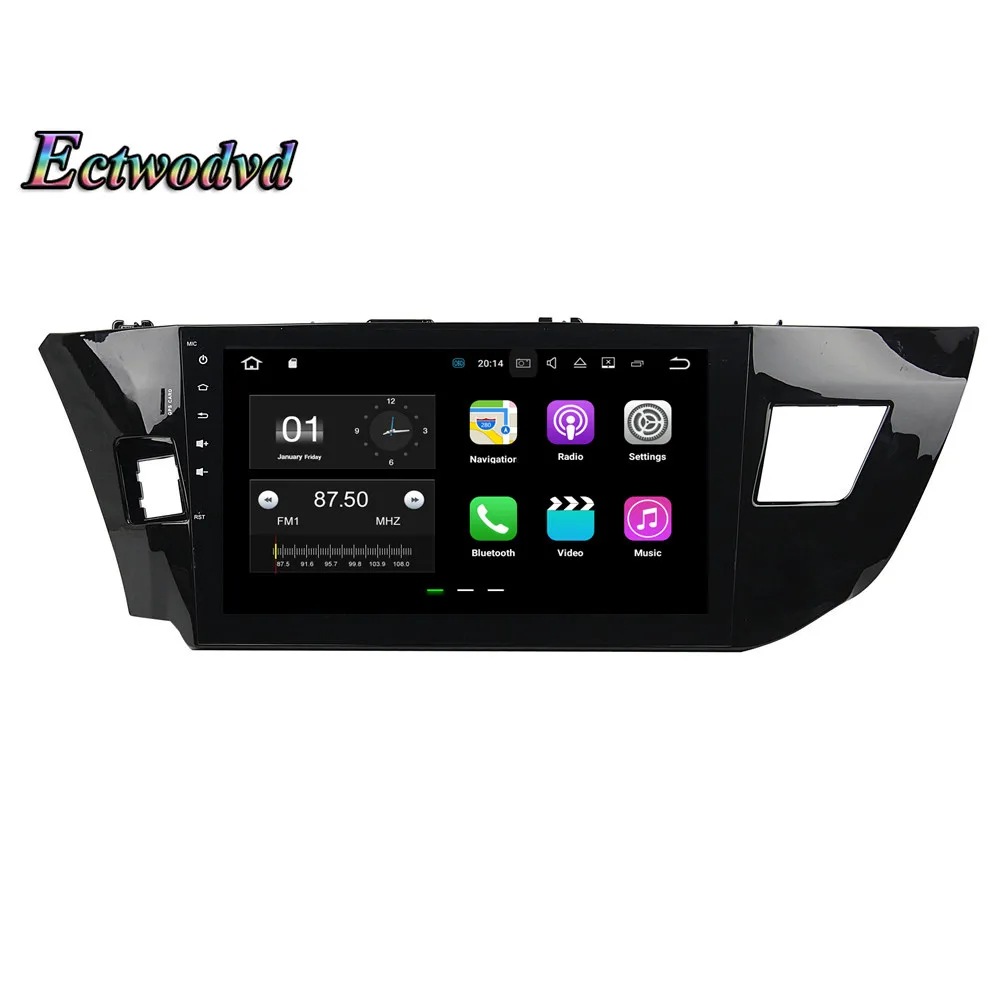 Cheap Ectwodvd Octa Core 4G RAM 64G ROM Android 9.0 Car Multimedia DVD Player GPS HeadUnit for Toyota Levin 2013 2014 2015 16