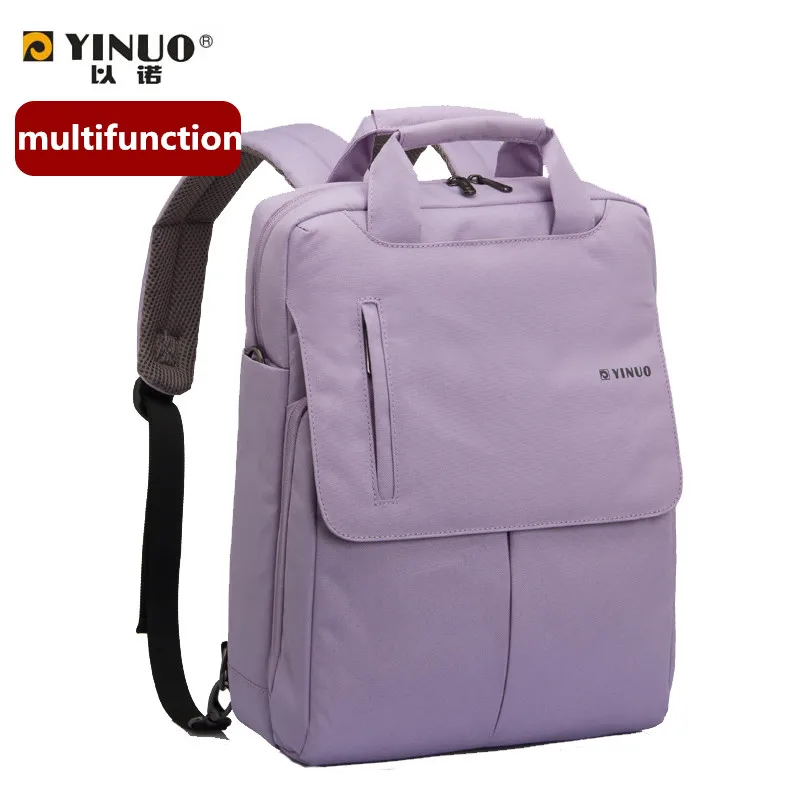 

High Quality yinuo 13 15 inch Laptop bag Computer Notebook Backpack Business Backpack Travel bag multifunction waterproof bag