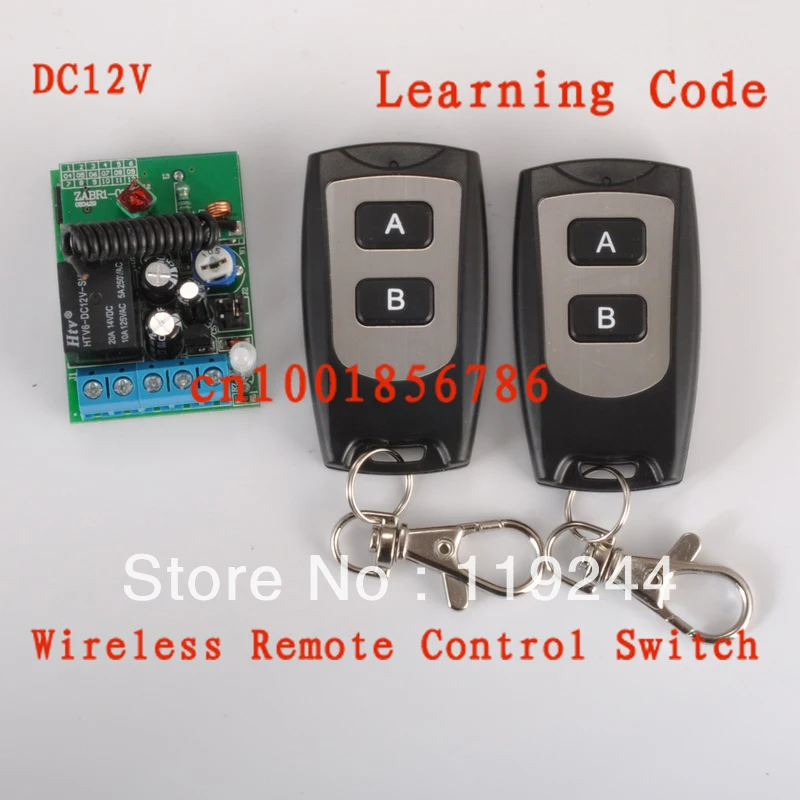 

315/433 12V Door Access/Entery Guard Gateway Wireless Remote Control Switch Momentary Time Delay Relay Switch 3-12S Adjustable
