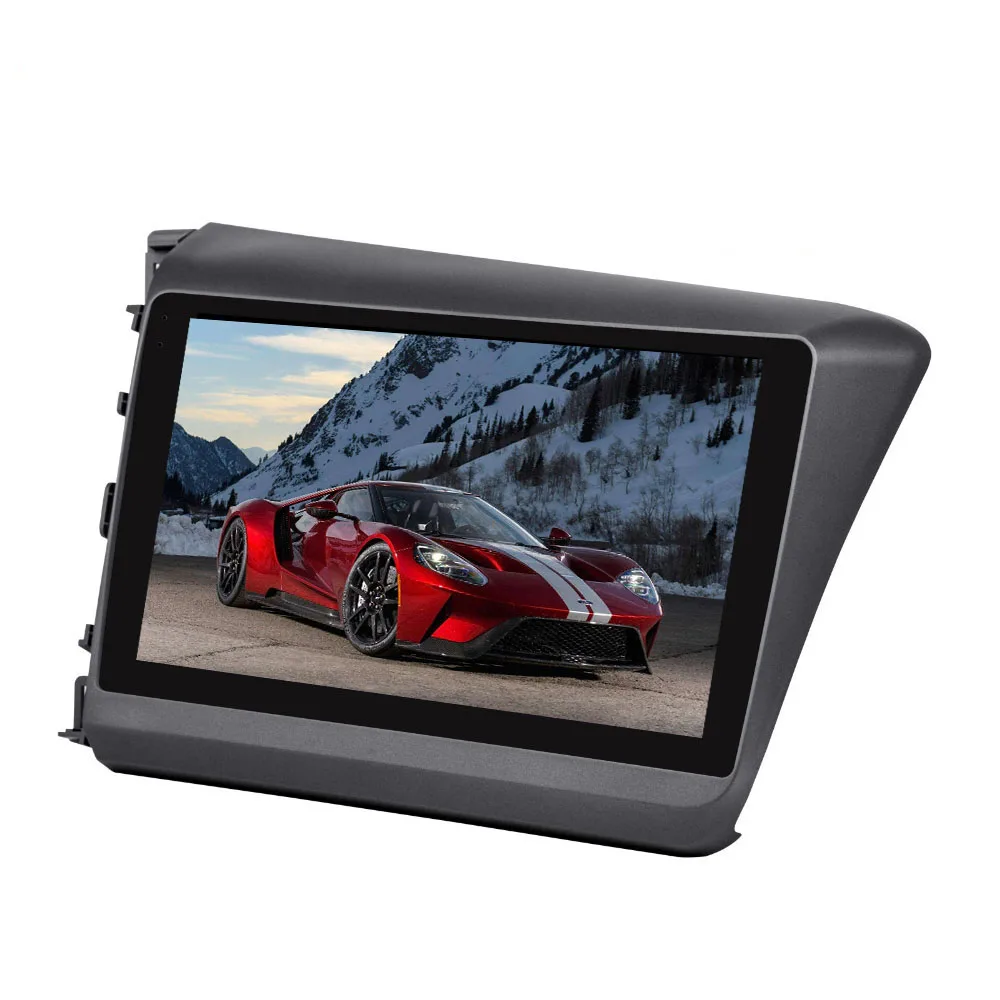IPS 9 &quot4 Гб + 64 DSP для Honda Civic 2012 2015 левый привод Android 8 1 PX5 Octa Core камера заднего вида Wifi
