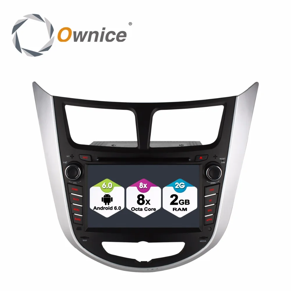 Best Ownice C500 Octa 8 Core Android 6.0 CAR DVD player for Hyundai Solaris accent Verna i25 with GPS BT radio wifi 4G LTE Network 1