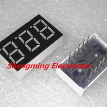 50 шт 0,36 дюйма 3 цифровой красный светодиод дисплей 7 сегментов общий анод