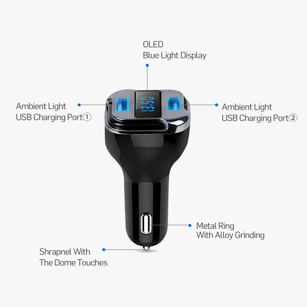  Dual USB Auto GPS Tracker Locator Auto Ladegerät Echtzeit Tracking Gerät Detektor Voltmeter Mini GP