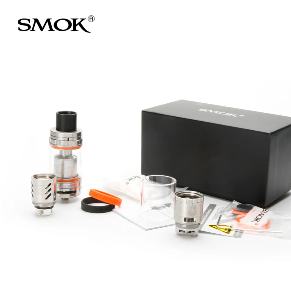 Оригинальный SMOK TFV8 Tank 6 мл с эксклюзивной катушкой V8 Turbo RBA + T8 /Q4 катушка для