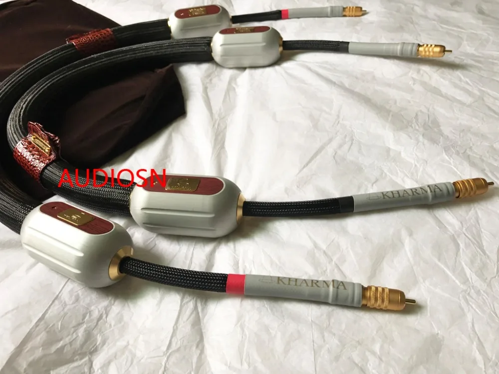 

Hi-End Kharma Signature Extreme EEXS RCA Audio Interconnect cable with Siltech RCA Plug