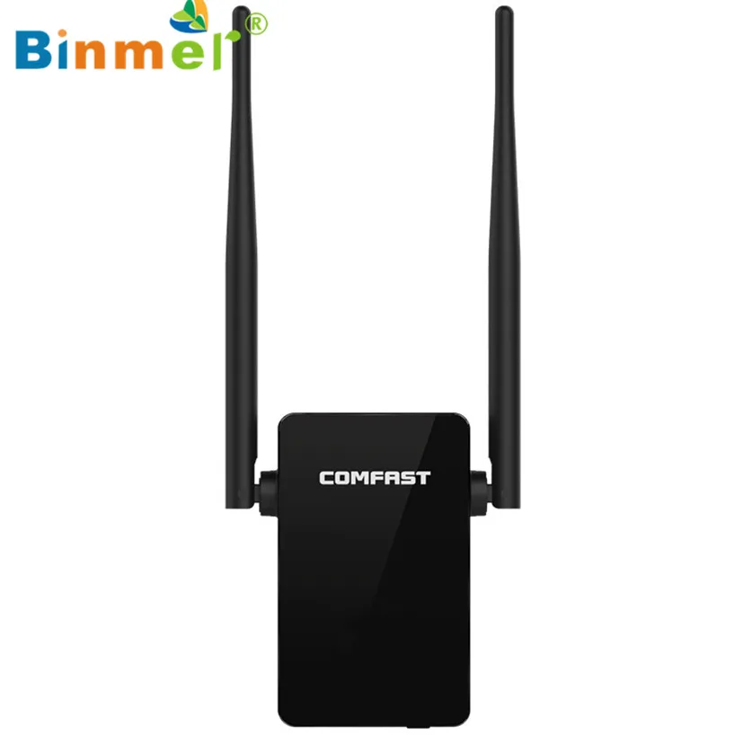 Kopen Binmer 2017 Freeshiping COMFAST 300 Mbps Wireless Dual Band 2.4 5G Repeater Router WiFi AP Range EU Plug september 20