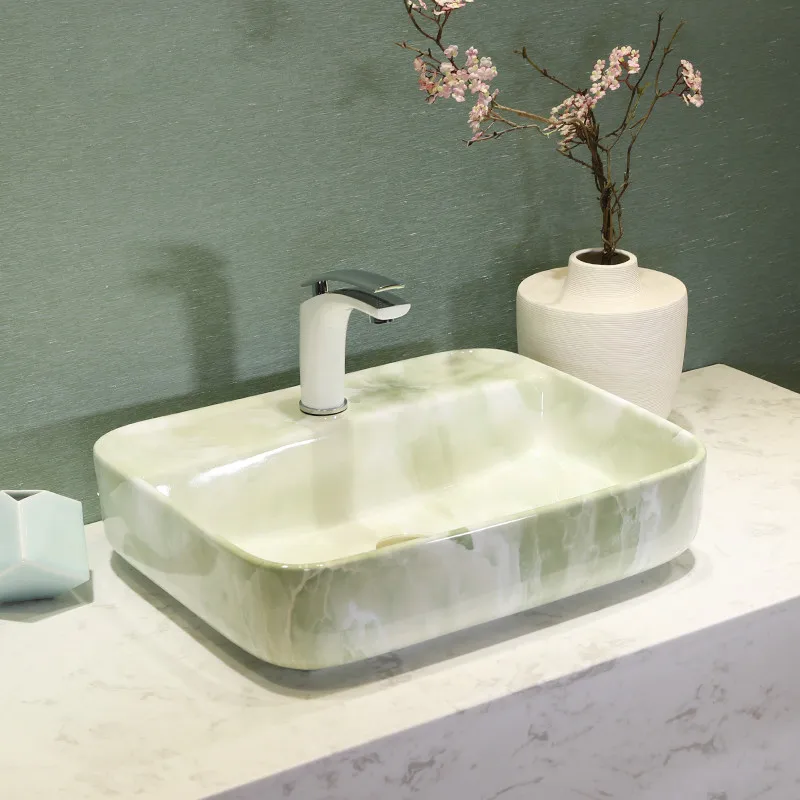 Us 378 0 Modern Green Marble Face Basin China Handmade Art Lavobo Lavatory Rectangular Ceramic Wash Bathroom Sink In Sinks From Home Us 378 0 Modern Green Marble Face Basin China Handmade Art Lavobo Lavatory Rectangular Ceramic Wash Bathroom Sink In Sinks From Home