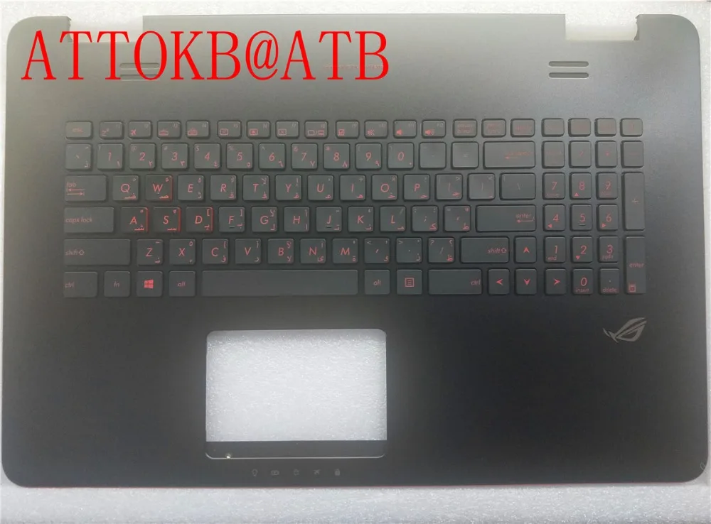 Teclado retroiluminado padrão com tampa C, apto