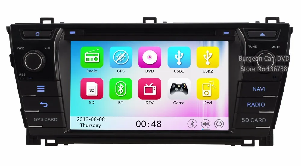 Discount HD Touch Screen Car DVD Player for Toyota Corolla 2013 2014 2015 Bluetooth iPhone5 1080P USB Radio Stereo GPS Navigation System 21 Discount HD Touch Screen Car DVD Player for Toyota Corolla 2013 2014 2015 Bluetooth iPhone5 1080P USB Radio Stereo GPS Navigation System 21