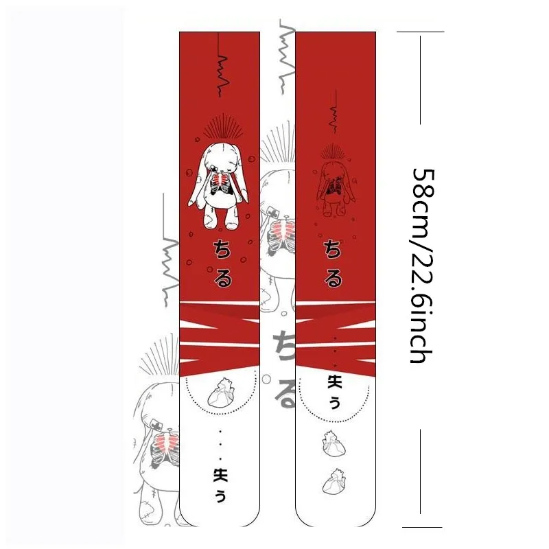 Kawaii Nylon Stockings Women's Sexy Japanese style Striped Knee Stockings Printed Thin Long Stocking for School Girls 5S-SW04 Kawaii Nylon Stockings Women's Sexy Japanese style Striped Knee Stockings Printed Thin Long Stocking for School Girls 5S-SW04