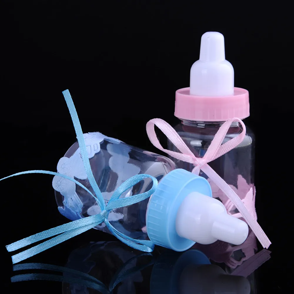 

12 can be filled bottle decoration souvenir plastic storage box milk bottle hot candy cans baby shower bottle 6.13