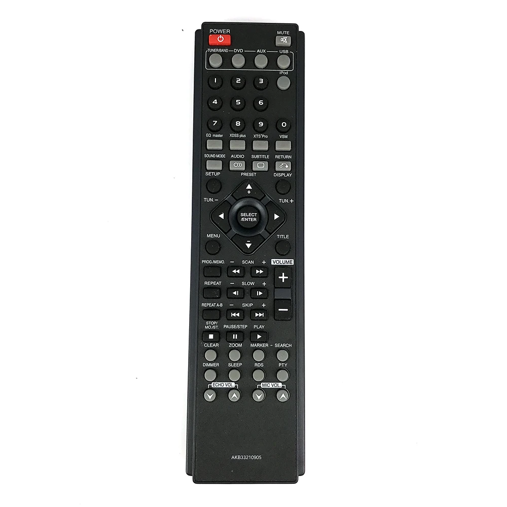 

NEW Original for LG DVD AV Audio Home Theatre System Remote Control AKB33210905 FOR MBD-D62X MBD62I
