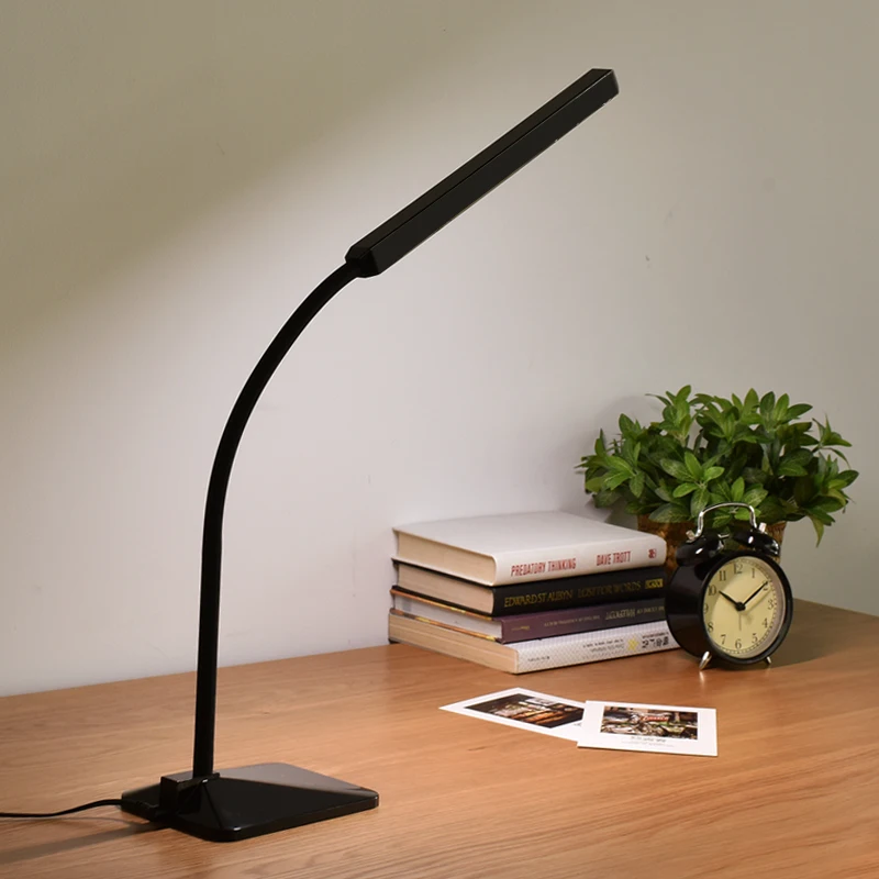 Modern LED Eye protective Desk Lamp Office Study Bedroom Bedside Reading Lamp Touch Dimmer Table Light