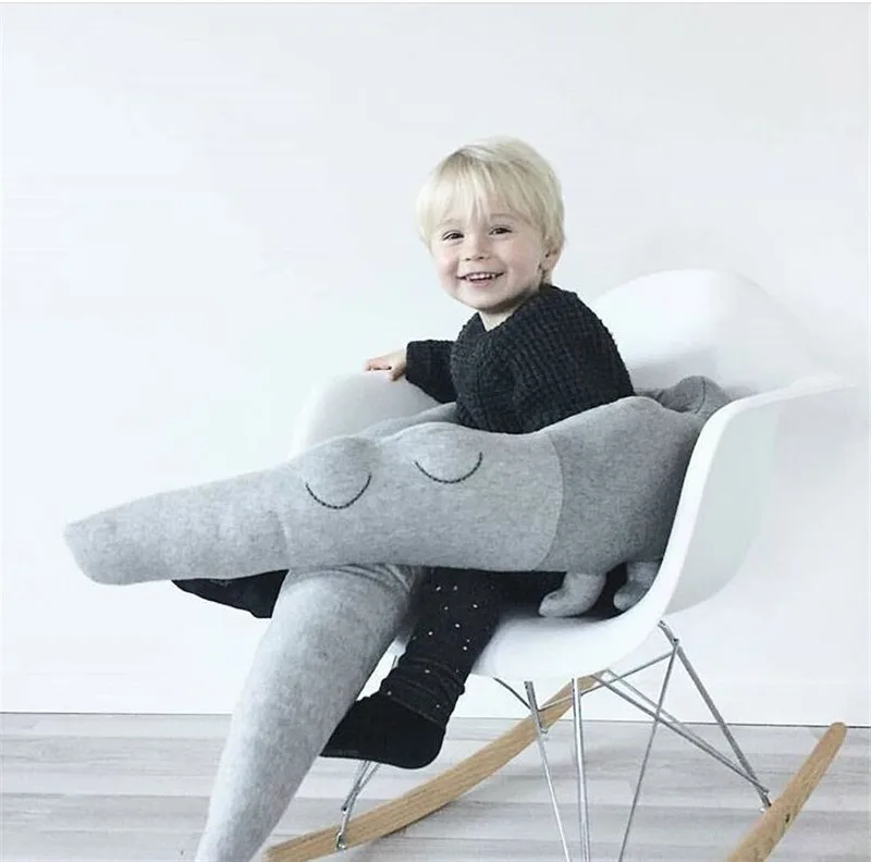 Скандинавская комбинированная хлопковая подушка для игрушечной кроватки домик хижины Детская кровать бампер мягкая подушка для детской игровой палатки колодки Декор детской комнаты