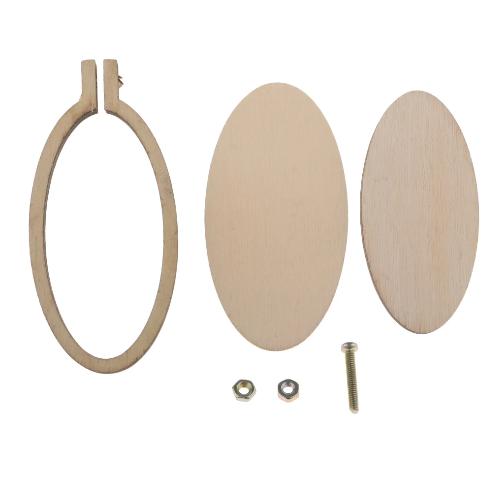 Mini Embroidery Hoop Wooden Frame Hand Cross Stitching Hoop Frame DIY Craft