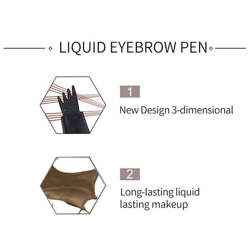 5Styles Microblanding Tattoo Eyebrows Pencil Waterproof Natural Eye Brow Pen Long Lasting Eyebrow Enhancer Pencil Eyes Makeup