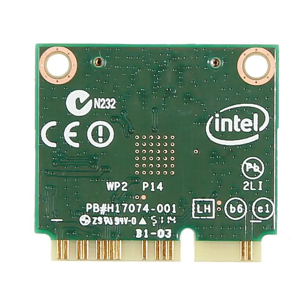 Двухдиапазонная беспроводная Wifi карта для Intel AC7260 7260HMW ac Mini PCI-E 2,4G/5 Ghz Wlan Bluetooth 4,0 Wifi карта 802,11 ac/a/b/g/n