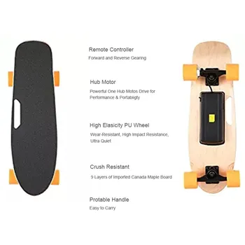 Ship from USA warehouse Four Wheel Electric Scooters Boost Electric Skateboard Wireless Remote Controller Scooter Plate Board 3