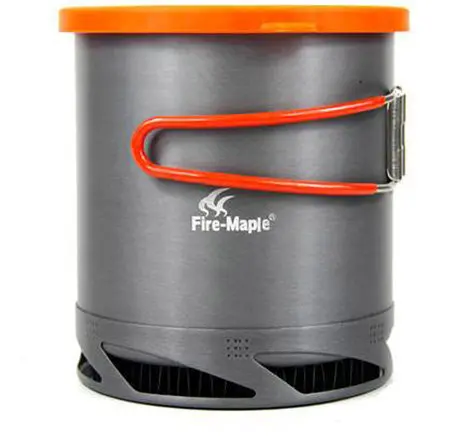 FMC-XK6, огненный клен, Открытый походный теплообменник, чайник для кемпинга, пикника, алюминиевый чайник, 190 г, 1л