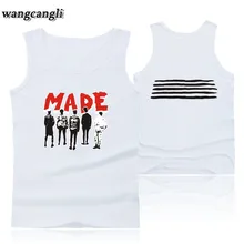 KPOP BIGBANG сделал альбом спортивная рубашка без рукавов K pop вентиляторы топы на бретелях уличная Бодибилдинг майка для мужчин плюс размер Летний жилет