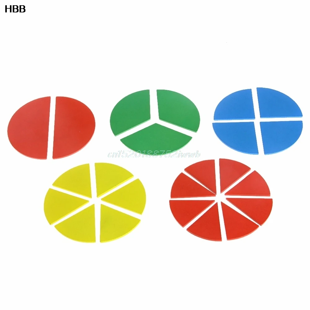 Montessori Material Wooden Circular Fractions Scoreboard Kid Educational Toy #T026# Montessori Material Wooden Circular Fractions Scoreboard Kid Educational Toy #T026#