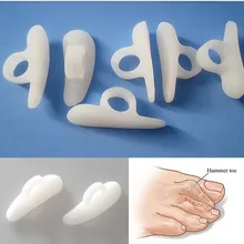 1 пара, унисекс, молоток, силиконовый, для защиты пальцев ног, костный носок, эктропион, корректор, продукт для здоровья, файл для стоп, корректор вальгусной деформации