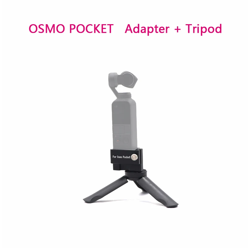 

New OSMO Pocket Handheld Gimbal Mini Portable Adapter Base + Tripod Stabilizer Mount Stand for DJI OSMO Pocket Accessories