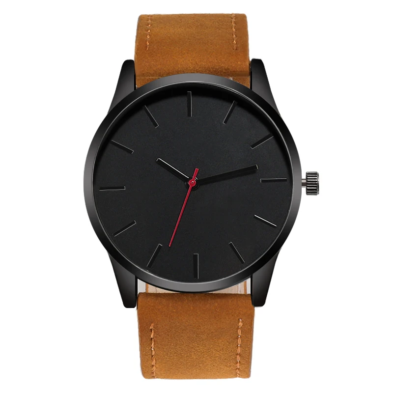 CMK Reloj Модные Военные часы Роскошные деловые мужские кожаные кварцевые с большим