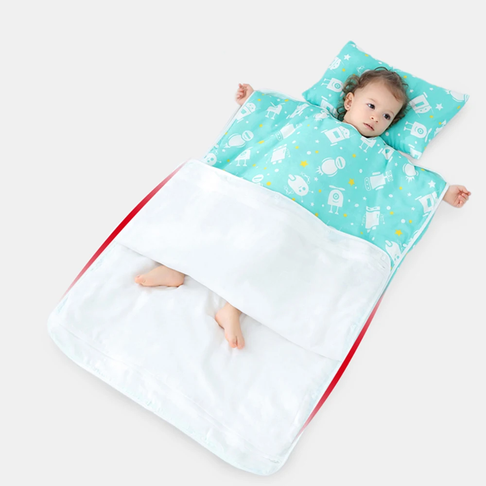Crianças do Jardim de Infância Almofada para o Infantário Bolsa de Dormir Mat com Descanso Removível Criança Cochilo Creche Crianças Nap 9 Cheap Sacos de dormir bebê