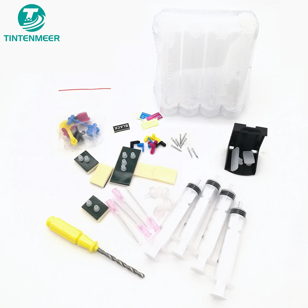 

Tintenmeer diy continuous supply CISS modification tool with accessories for hp for canon One-piece ink cartridge