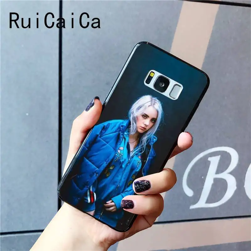 Цветной милый чехол для телефона Ruicaica Billie Eilish Khalid Samsung Galaxy S9 plus S7 edge S6 S10 S8