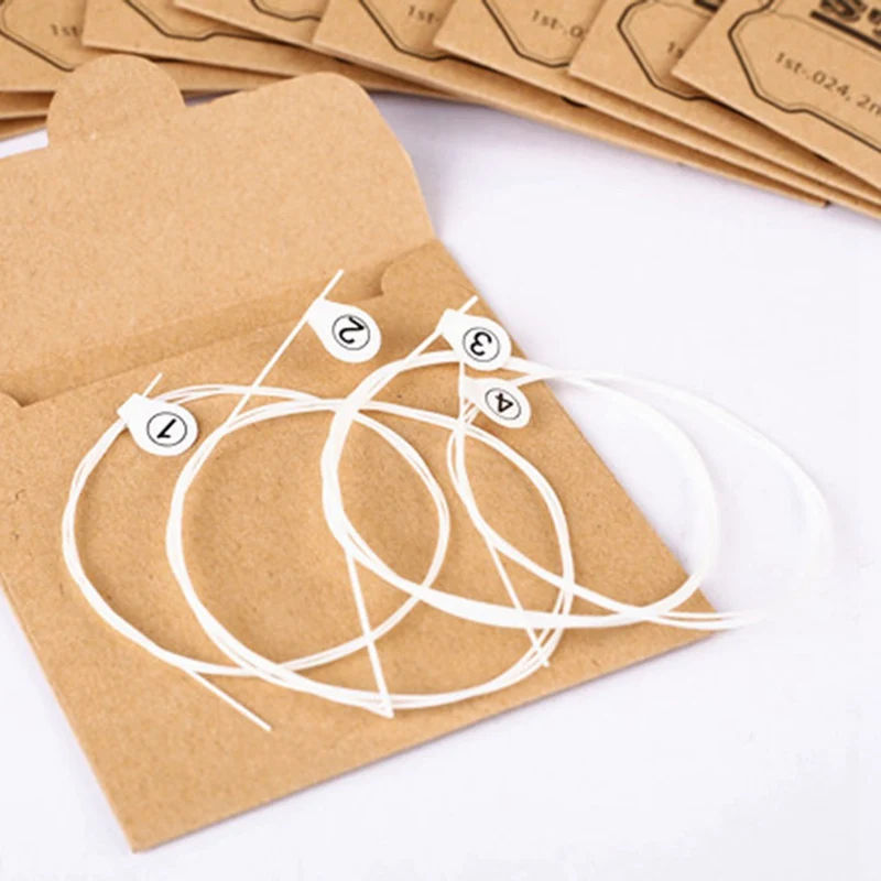 

4 Pcs/set Nylon Ukulele Strings Replacement Part For 21 Inch 23 Inch 26 Inch Stringed Instrument
