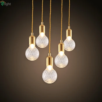 

Dia10 H150cm Modern Lee Broom Crystal Bulb G9 Led Pendant Light Restaurant Bar Gold Metal Lustre Crystal Glass Hanging Lamp