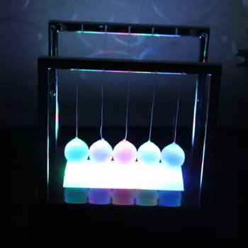 

Luminescence Newton Swing ball Billiard ball Touch the ball Creative home Desktop decorations gift New exotic gifts