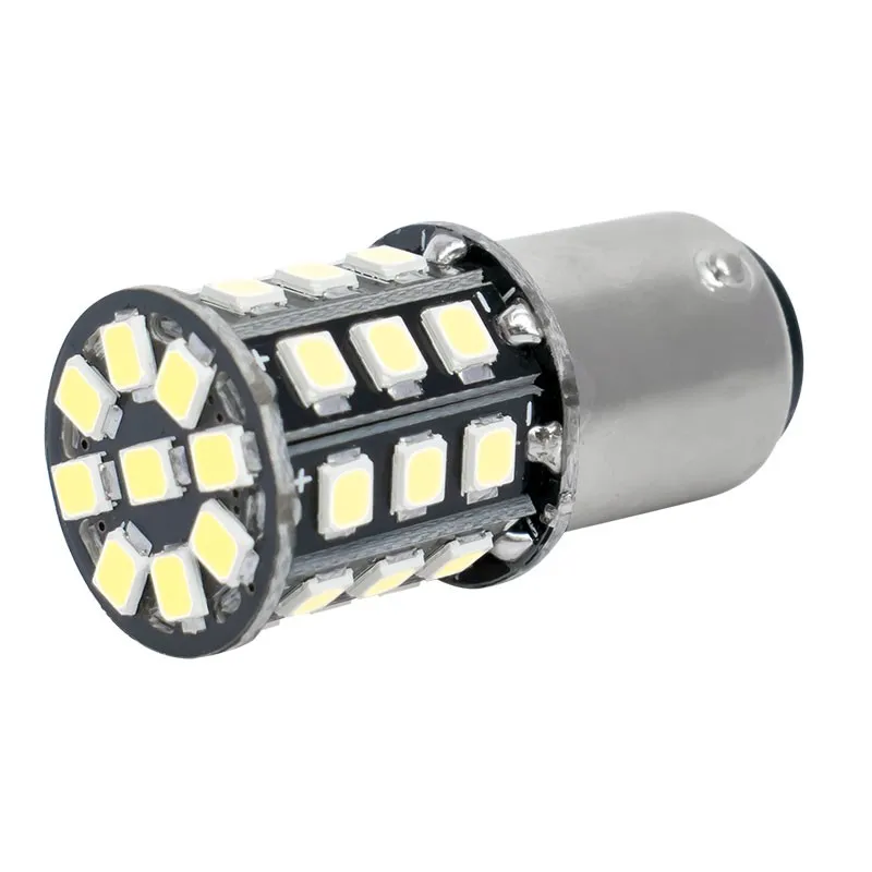 2 шт. 1157 BAY15D P21/5 Вт 33 SMD 2835 Светодиодный красный, Белый автомобиля задние светодиодные лампы 21/5 Вт тормозной светильник s Авто Противотуманные огни дневного светильник 12V 2X