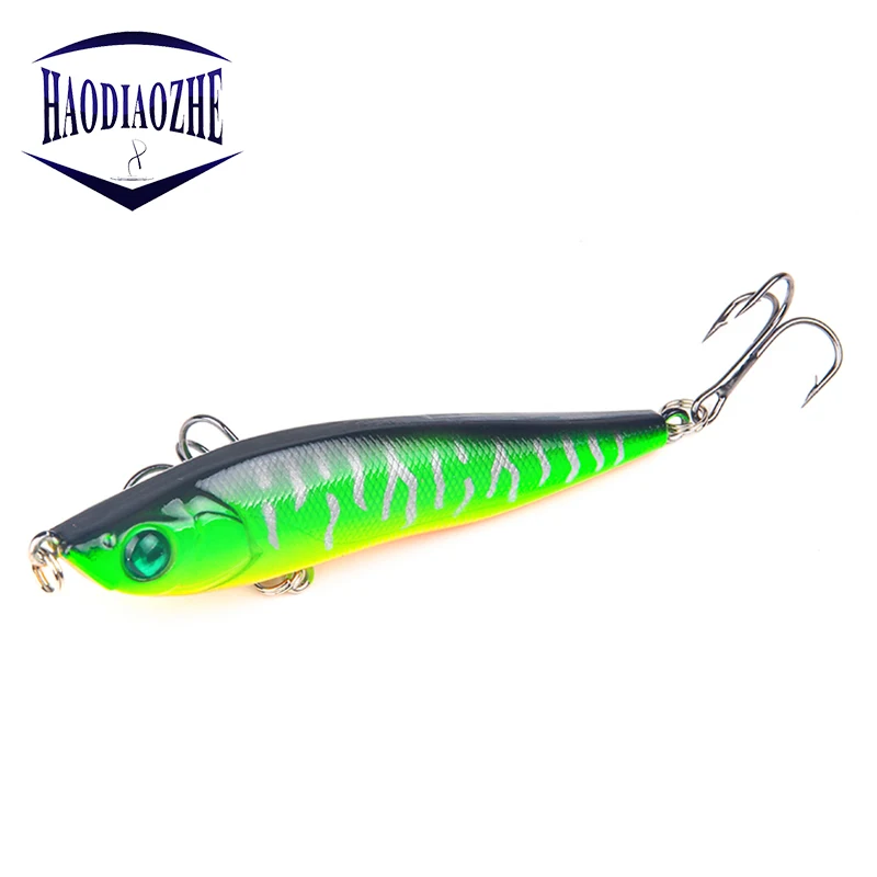 

Pencil Fishing Lure 8.5m 13.8g Hard Plastic Artificial Lures 3D Fish Eyes Sinking Hot Model Swim Bait Crankbait Fake Pesca