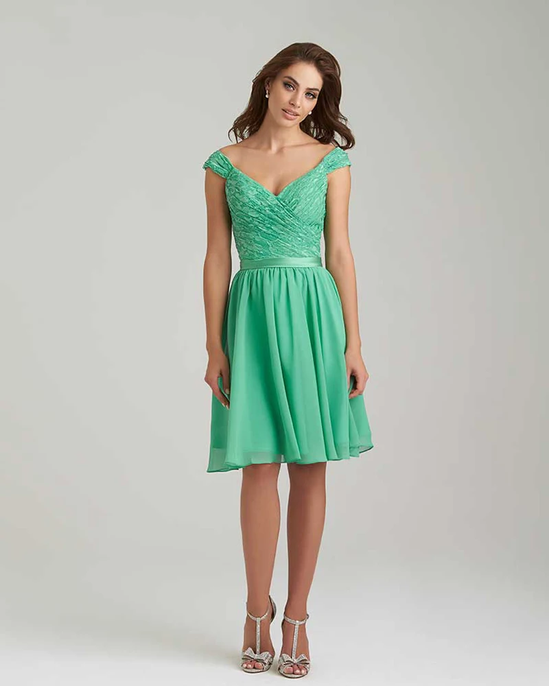 vestido verde esmeralda curto